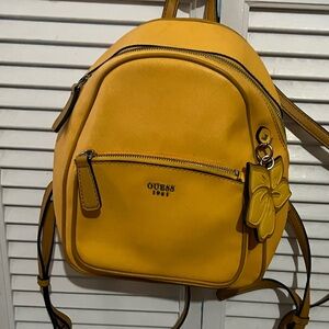 Guess Mustard Yellow Backpack